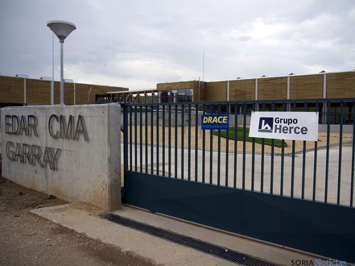 Entrada a la depuradora de Garray / Grupo Herce