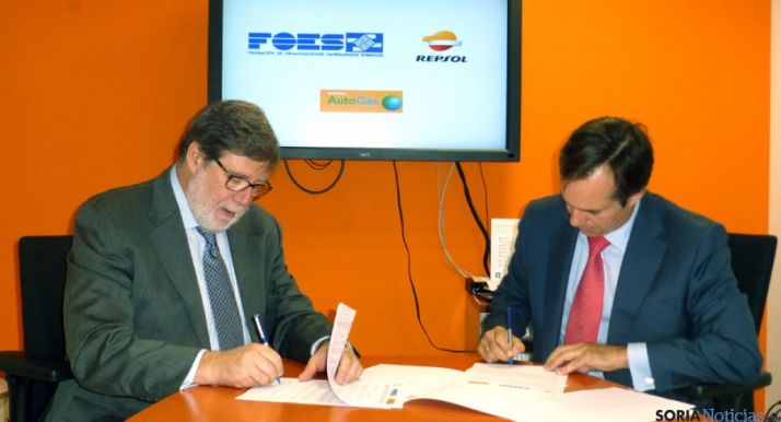 Aparicio (izda.) y Méndez. 