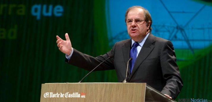 Juan Vicente Herrera, este martes en Valladolid. / Jta.