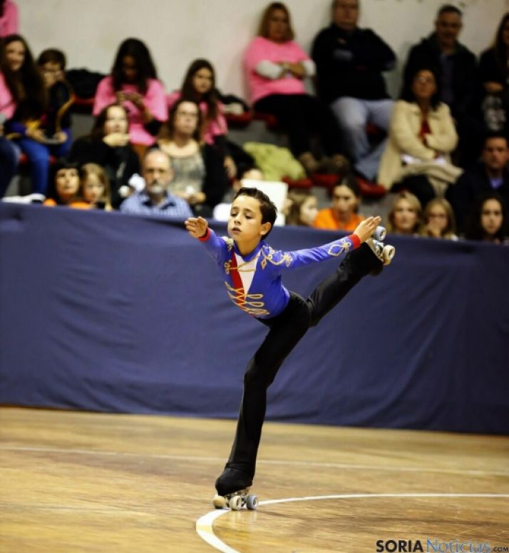 El patinador, en su actuación este domingo. / SN
