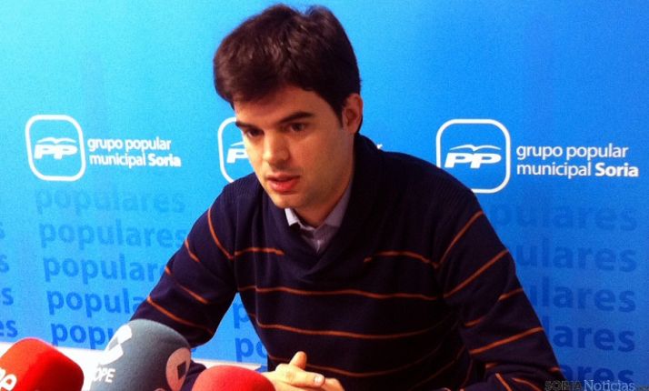 Javier Sanz, concejal del PP en el Ayuntamiento de Soria. 
