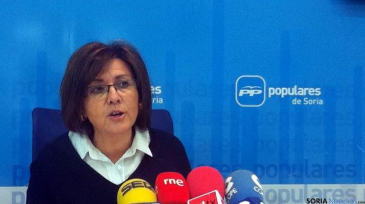 La presidenta del PP soriano, Marimar Angulo. / SN