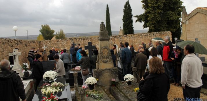 El cementerio de San Esteban este domingo.