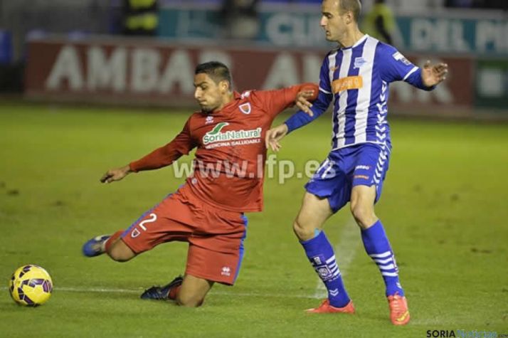 Instantes del Alavés-Numancia