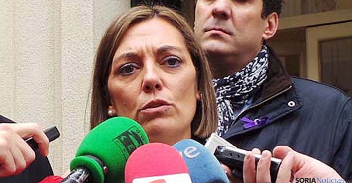 Milagros Marcos, este martes en Zamora. / Zamora3punto0