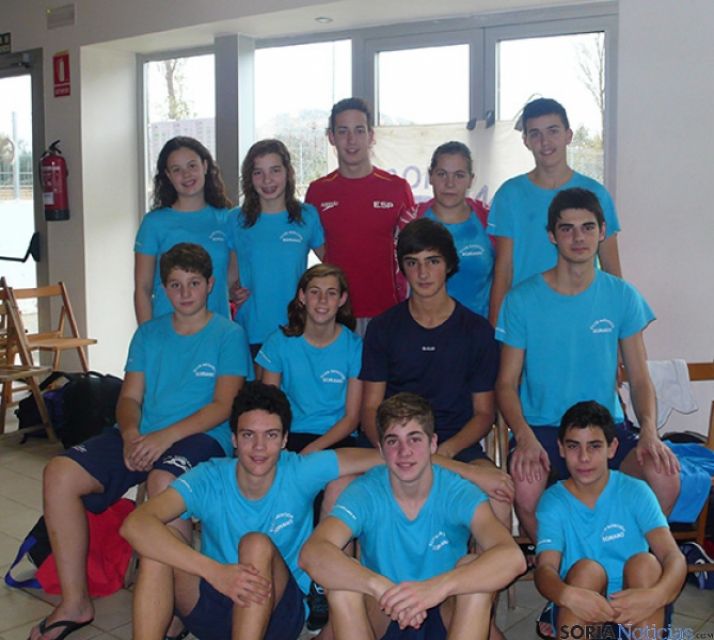 Nadadores que fueron a Logroño