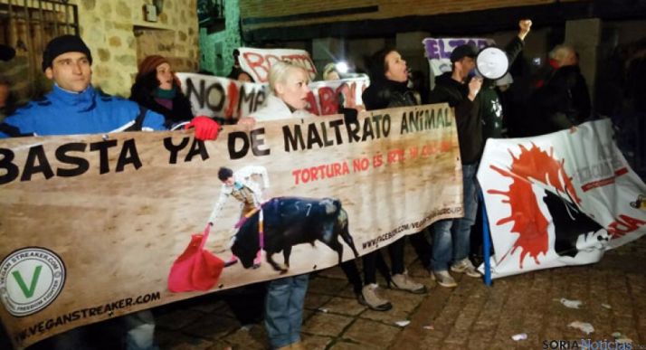 Protesta de os antitaurinos