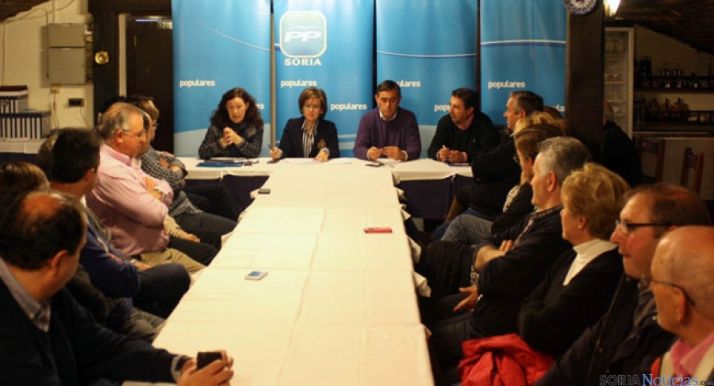 Reunión de los populares de Pinares en Vinuesa