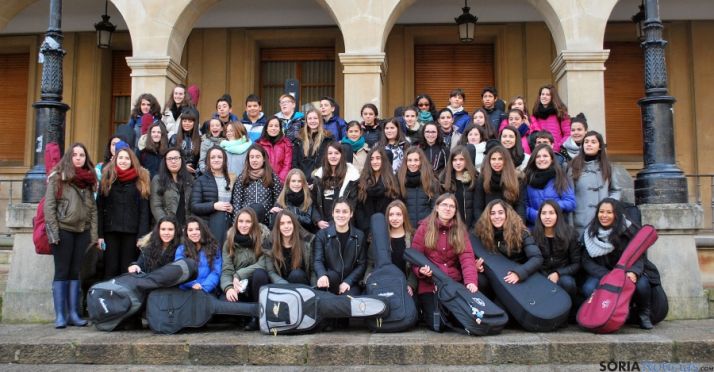 Momentos de los villancicos este martes. / SN