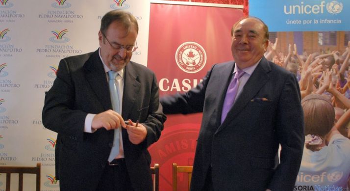 Pedro Navalpotro (dcha.) y Fernando Rey. / SN