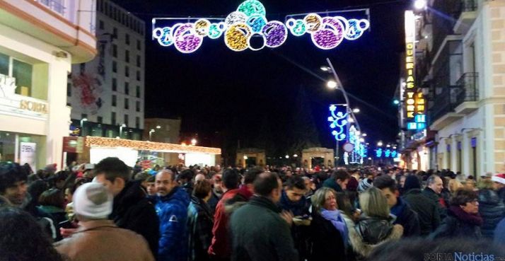 Imagen de la champanada de esta Nochebuena. / SN