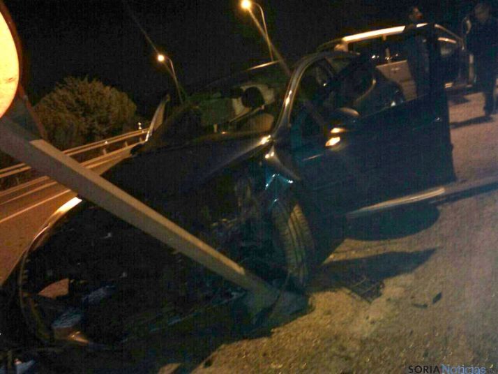 El vehículo siniestrado. / SN