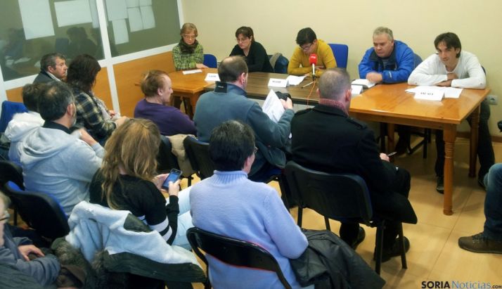 Lectura del manifiesto este miércoles. 