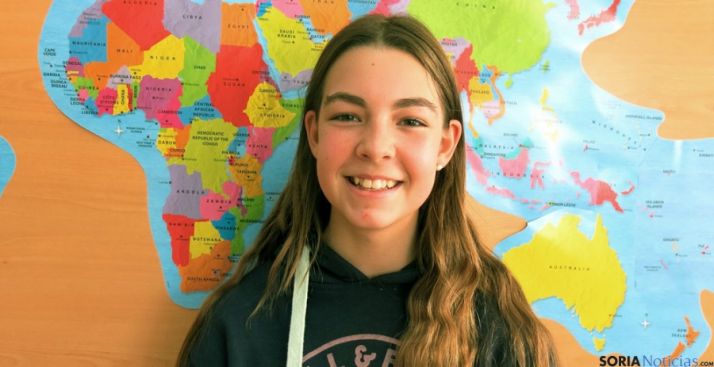 La joven Irene Corcuera es Esperanza en el vídeo navideño.