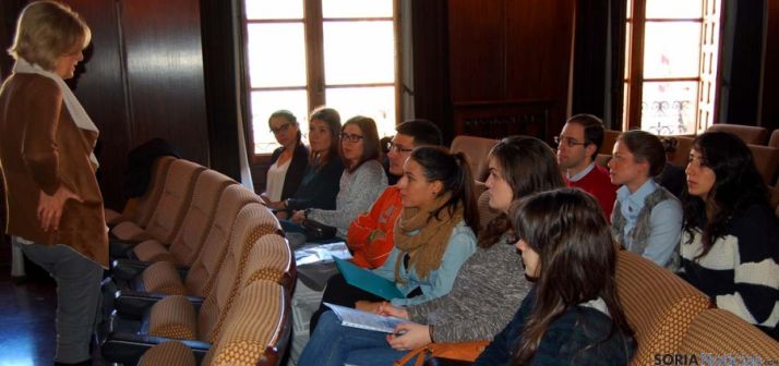 Los estudiantes de las becas Leonardo. / Ayto.