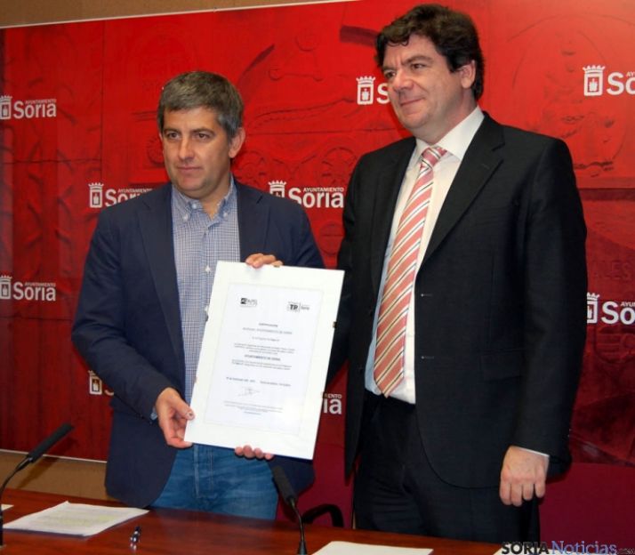 Javier Antón (izda.) y David Barrio. / Ayto.