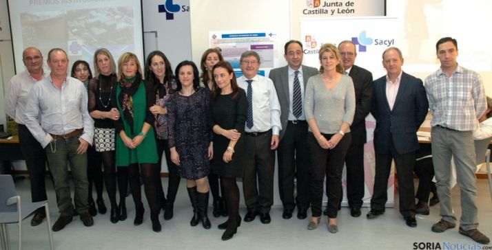 Imagen de familia de los premiados este año. / Jta.