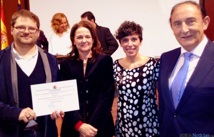 David Galve (izda.), Montserrat Gomendio, Natalia Ceña y Ángel de Miguel