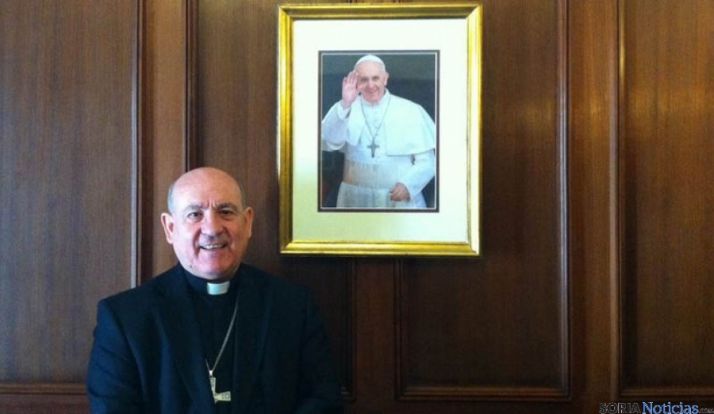 Vicente Jiménez Zamora en su etapa como obispo de Santander.