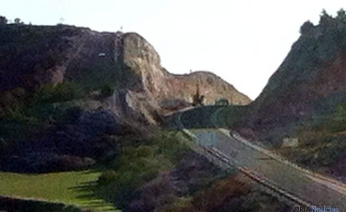 Trabajos de voladura en la N-122. / SN