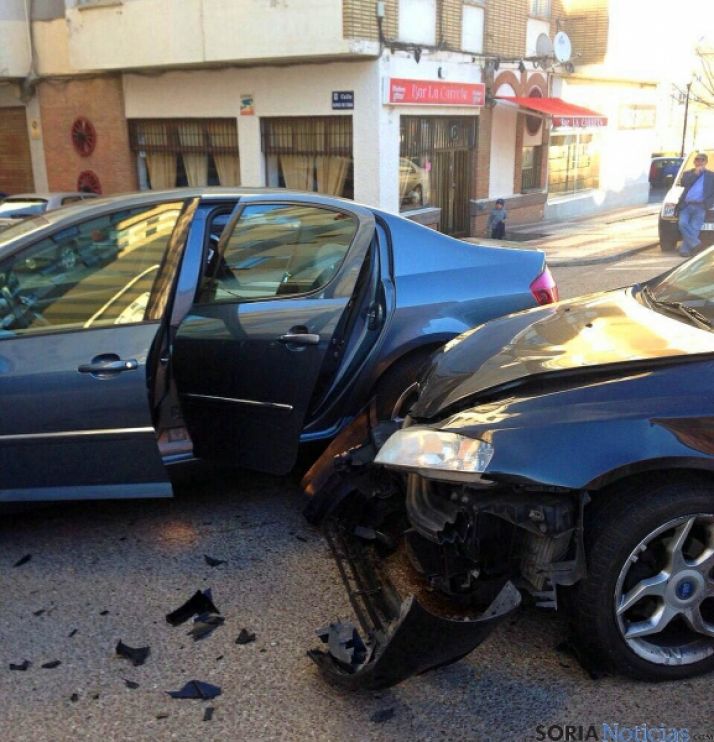 Estado de los vehículos tras el accidente. / SN