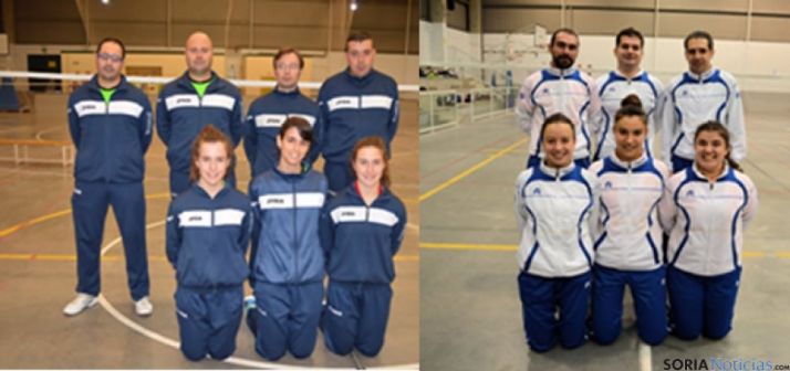 Jugadores bádmiton de Soria