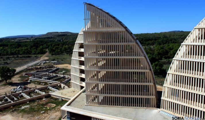 La Cúpula de la Energía, este verano. / SN
