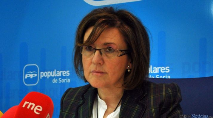 La presidenta de los populares sorianos, Marimar Angulo. / SN