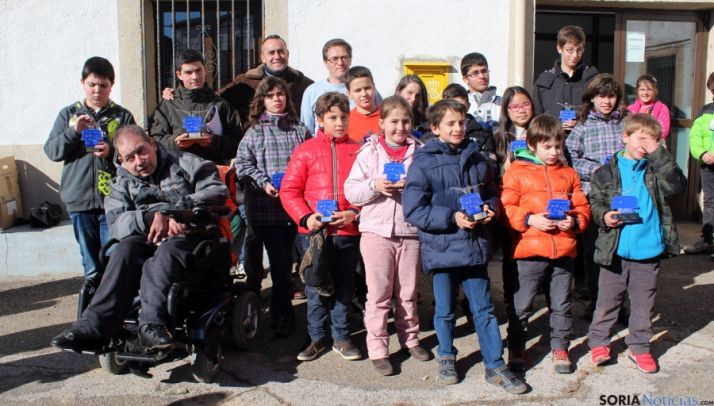 Los ajedrecistas participantes en Fuentes de Magaña.