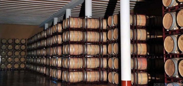 Interior de una bodega de la DO en Castillejo de Robledo.