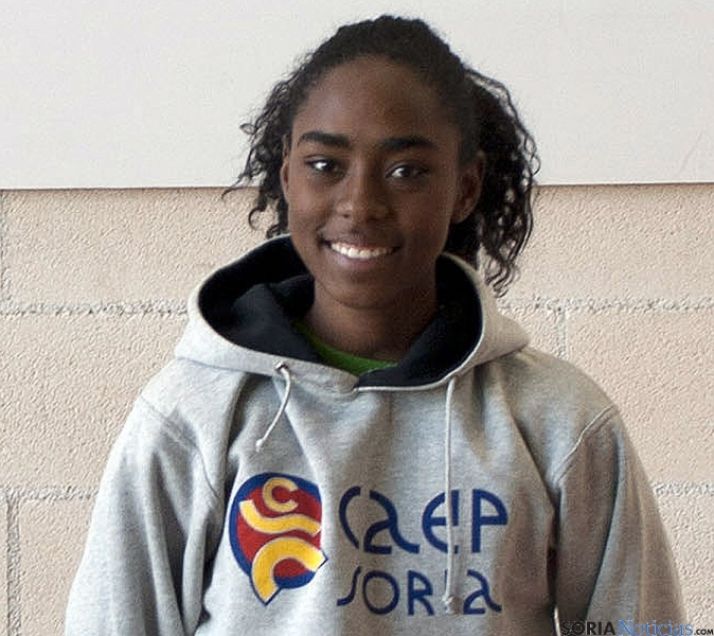 La atleta soriana Brenda Mateo. 