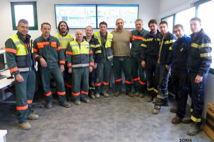 Empleados de la factoría de COPISO. 