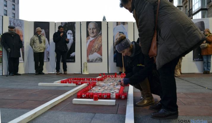Un momento del acto de meditación. / SN