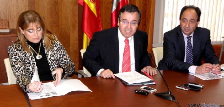 Presentación convenio Junta y Garray para Numancia