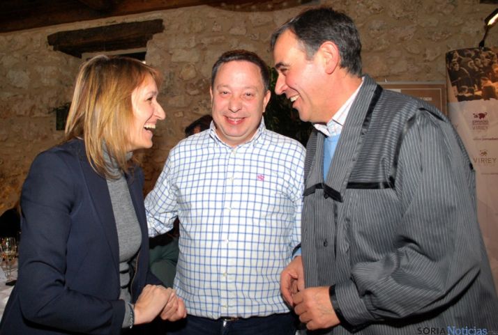 Rocío Lucas, Adolfo Sainz y Antonio Pardo. / SN