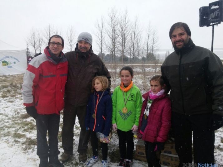 Germán Fernández y Ana Martínez, ganadores del cross de Los Llamosos