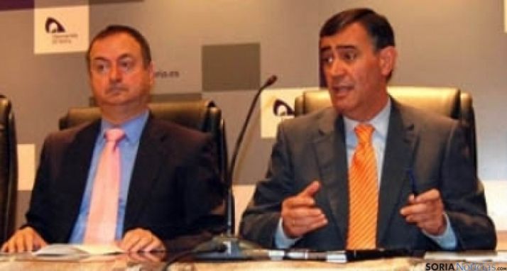 Jesús Alonso (izda.) con Pardo.  / SN