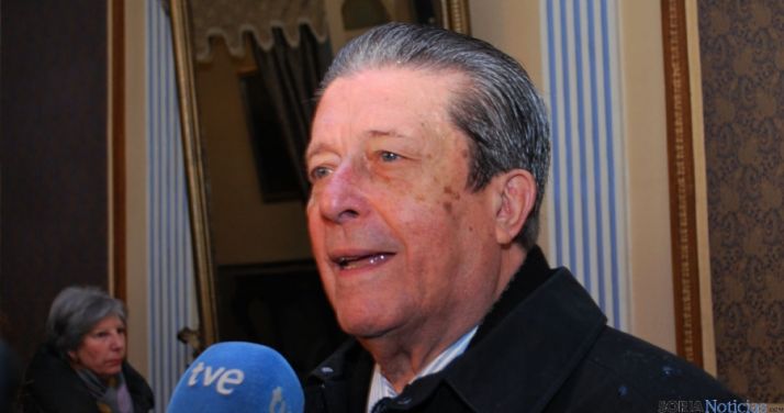 Federico Mayor Zaragoza, este sábado en el casino. / SN