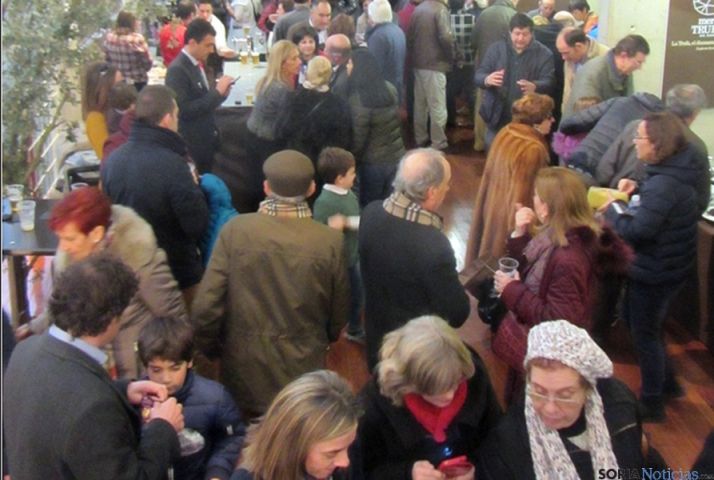 Imagen del Merca Trufa en Soria este sábado. / SN