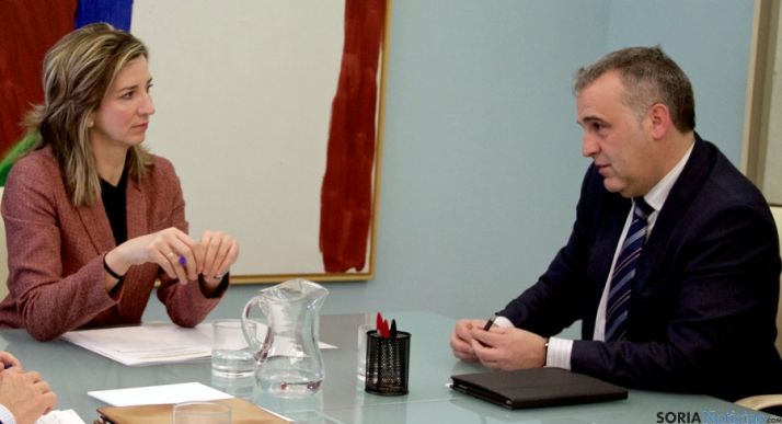 Alicia García y Luis Chico, este martes. / Jta.