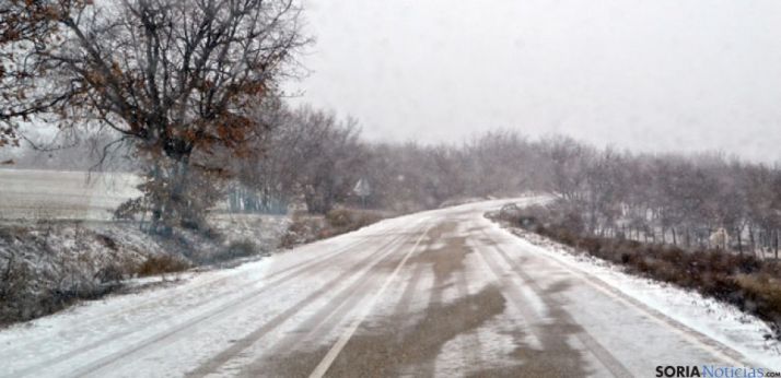 Precaución en las carreteras sorianas