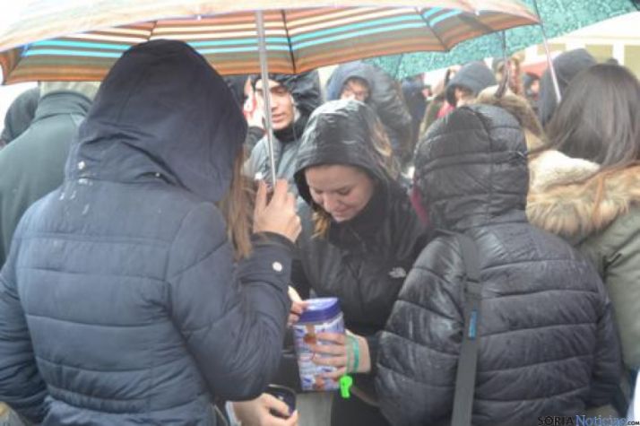 Concentración de estudiantes en Soria