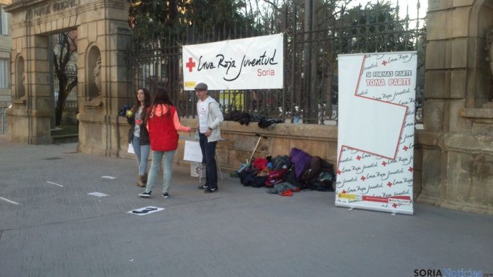 Cruz Roja Juventud este viernes en Granados. / SN