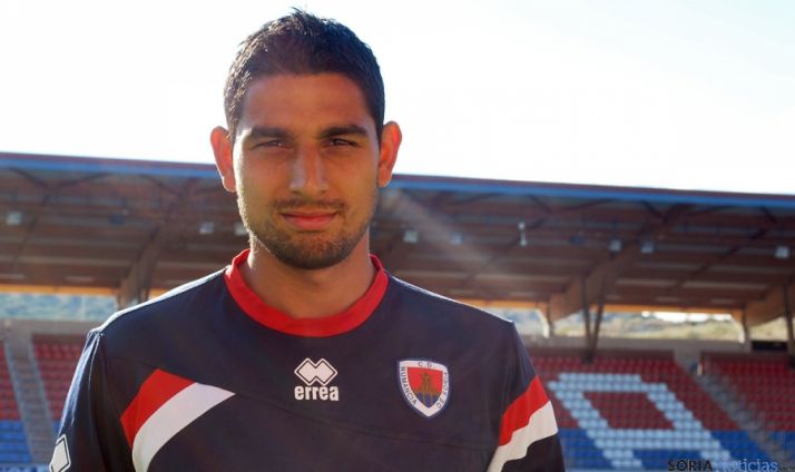 El defensa del Numancia, Mickael Gafoor. / SN
