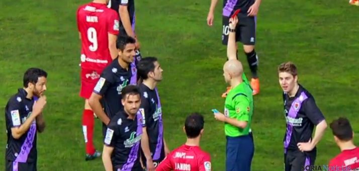 Gafoor fue expulsado en un partido para la polémica. / LFP