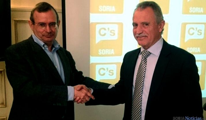 Jesús de Lózar (izda.) y José Antonio de Miguel este martes. / SN