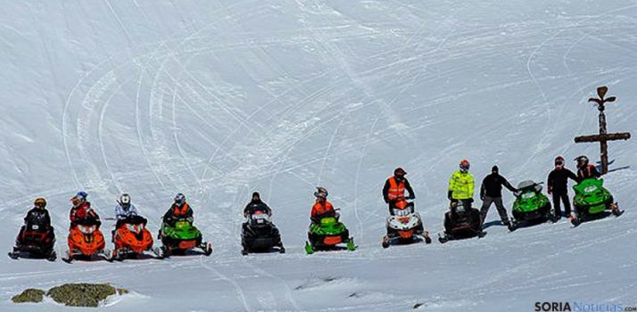 Miembros del Motonieve Urbión. / HdC