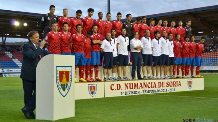 Plantilla del Numancia a inicio de temporada. / SN