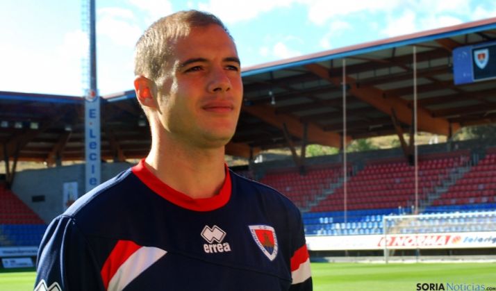El jugador numantino Adrián Ripa. / SN