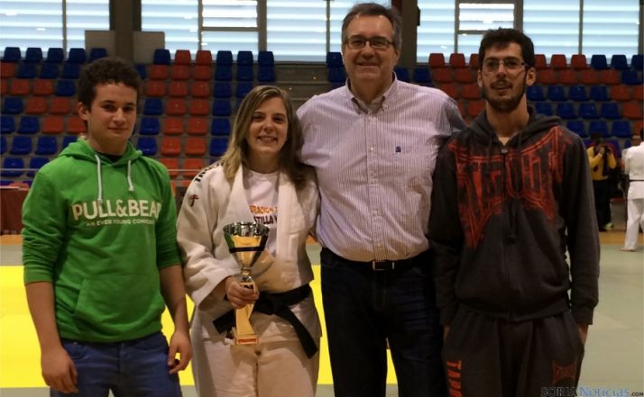 Sobrino (izda.), Palomar, Aragonés y Hernández.